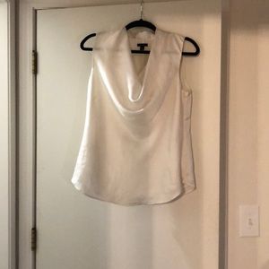 Sleeveless White Dress Top